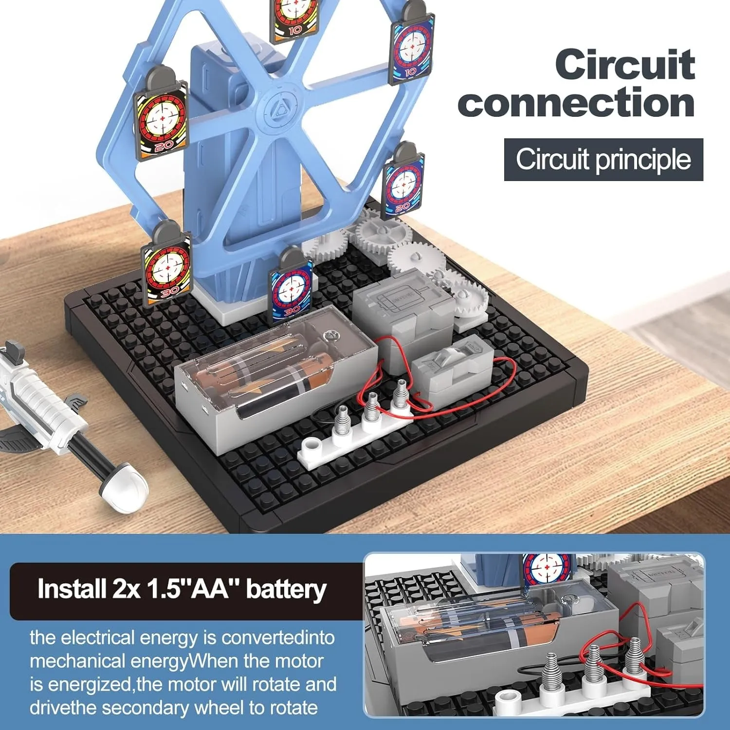 STEAM Machinery Bow and Arrow Rotating Circuit Kit - 103