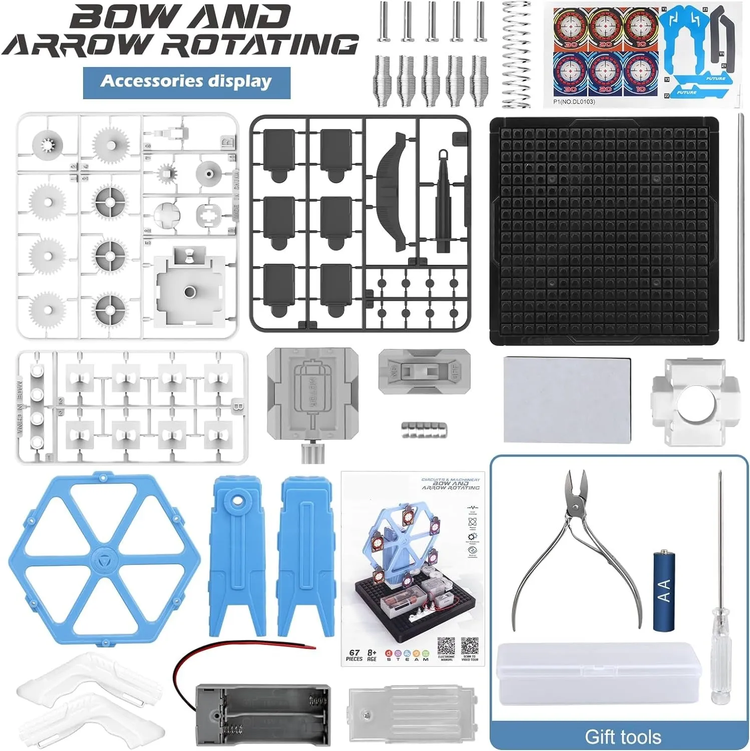 STEAM Machinery Bow and Arrow Rotating Circuit Kit - 103