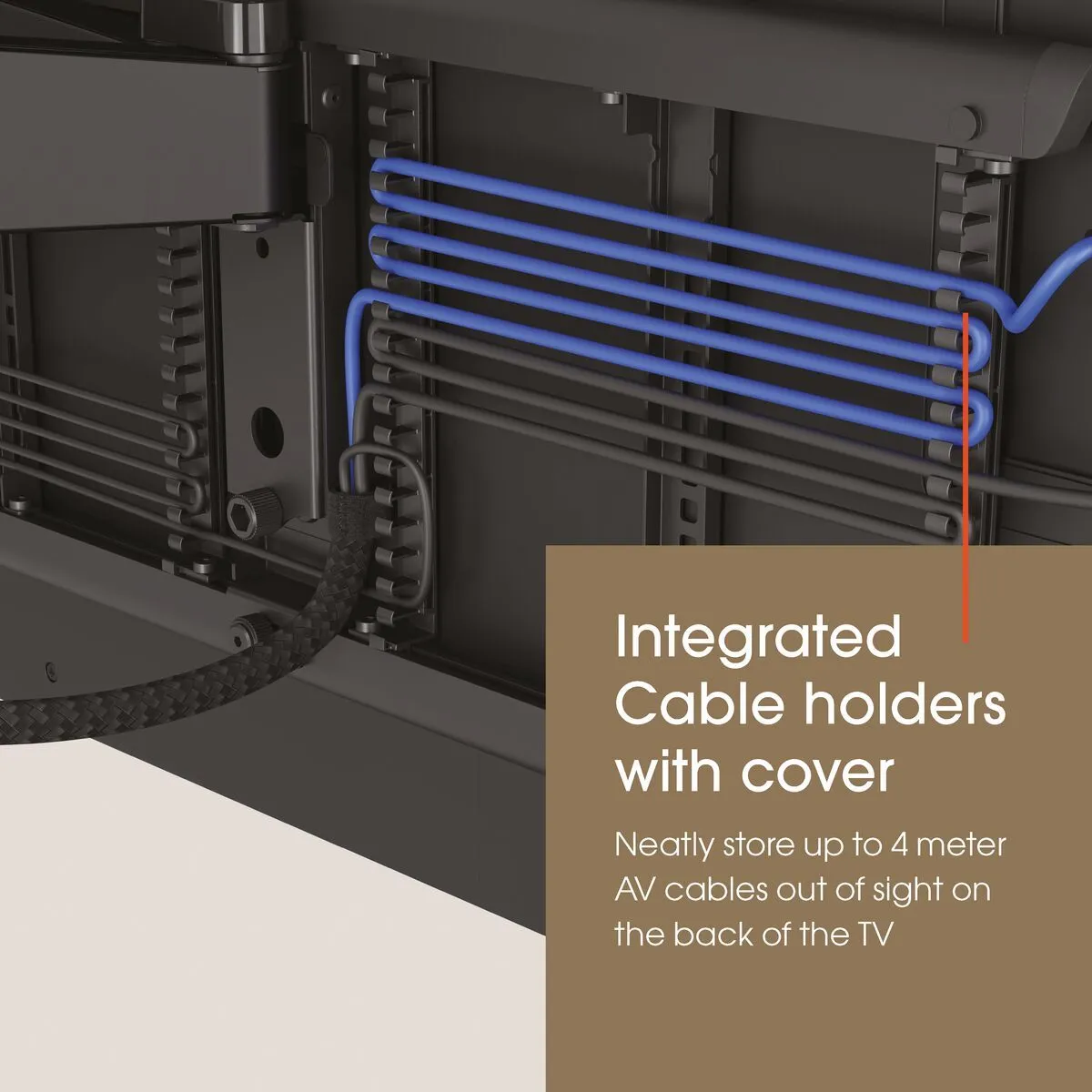 Vogels TVM 7675 Motorized TV Wall Mount Black