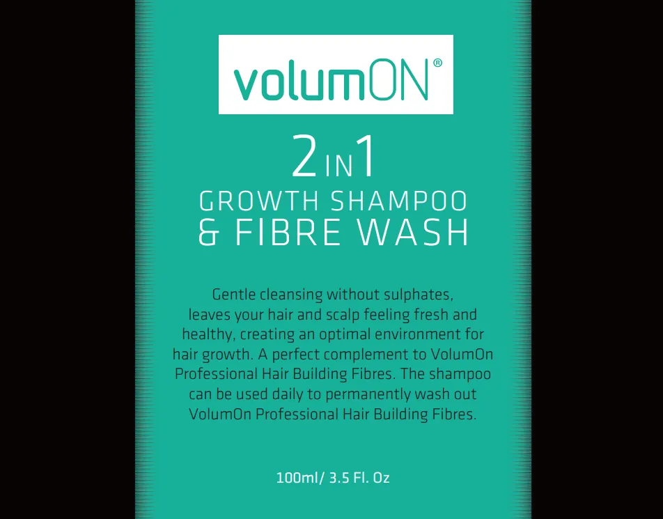 Volumon Hair Fibre Wash Out and Growth Shampoo 100ml