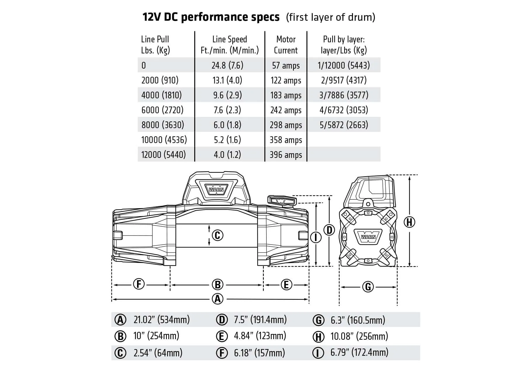 WARN VR EVO 12 Winch