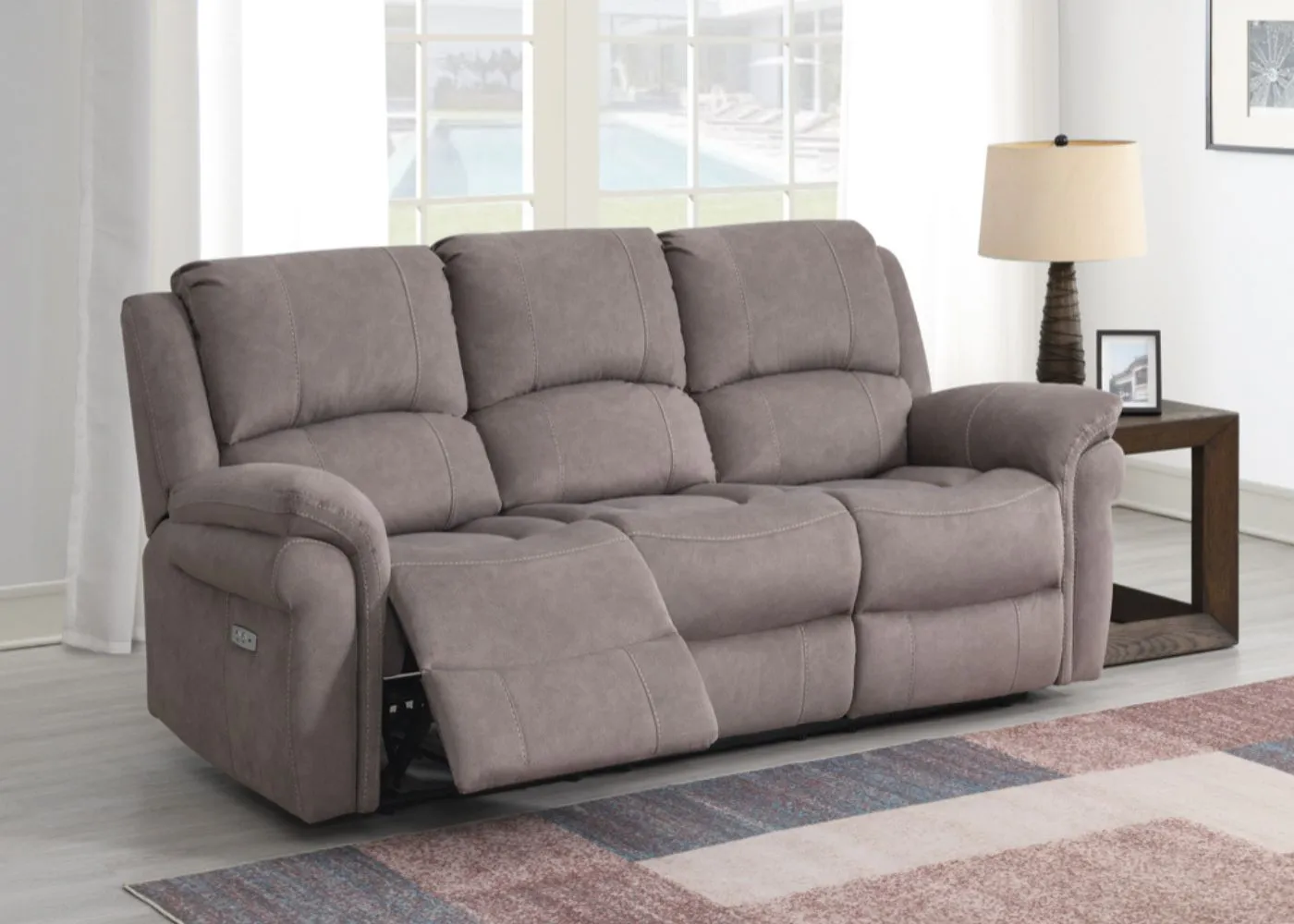 Wentworth Electric Reclining Sofa Range in Clay by Annaghmore