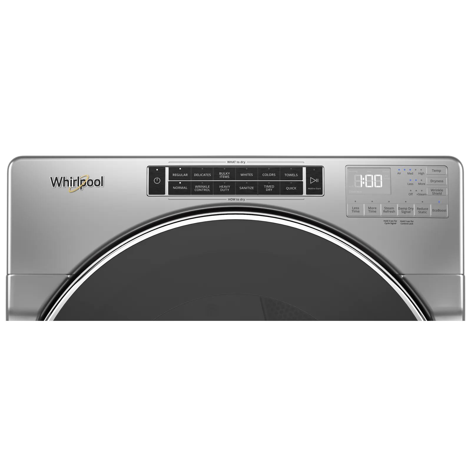 Whirlpool Chrome Shadow Front Load Electrical Dryer (7.4 cu.ft.) - YWED8620HC